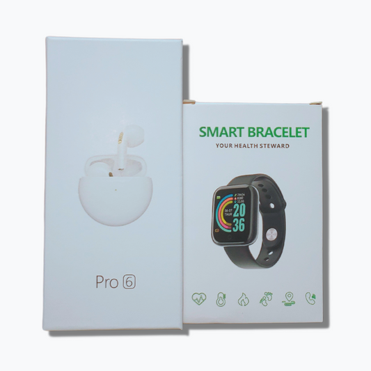 Combazo Smartwatch + Audífonos Pro 6